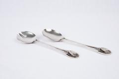 LARGE GEORG JENSEN SALAD SET SERVERS By LaPAGLIA - 2422106