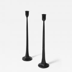 LARGE IRON CANDLE STICK HOLDER - 4000227