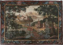 LARGE LATE 18TH EARLY 19TH CENTURY FRENCH TOILE PEINTE PAINTED CANVAS  - 1115461