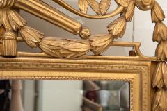 LARGE LOUIS XVI GILTWOOD MIRROR - 3710791