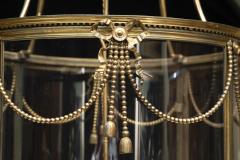 LARGE LOUIS XVI STYLE GILT BRONZE LANTERN - 4417946
