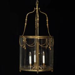 LARGE LOUIS XVI STYLE GILT BRONZE LANTERN - 4417951
