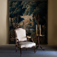 LARGE MID 18TH CENTURY LOUIS XV FAUTEUIL OR OPEN ARM CHAIR - 3550781