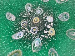 LARGE MODERN MILLEFIORI CANES MURANO GLASS CHARGER - 768452