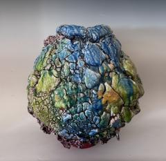 LARGE ORIBE URUSHI TSUBO JAPANESE JAR By Kodai Ujiie - 4793880