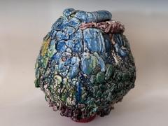 LARGE ORIBE URUSHI TSUBO JAPANESE JAR By Kodai Ujiie - 4793882