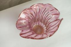 LARGE PINK AND GOLD MURANO ART GLASS VASE FOR PROMEMORIA - 3022401
