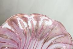 LARGE PINK AND GOLD MURANO ART GLASS VASE FOR PROMEMORIA - 3022455