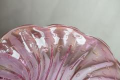 LARGE PINK AND GOLD MURANO ART GLASS VASE FOR PROMEMORIA - 3022466