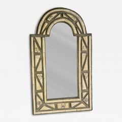 LARGE SCALE MORROCAN BONE METAL ARTISAN MIRROR - 4648586