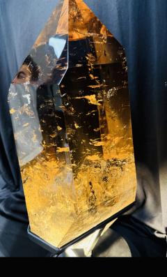 LARGE SMOKY CITRINE CATHEDRAL MULTI POINT SCULPTURE - 4027483