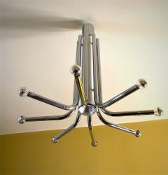 LARGE SPACE AGE ITALIAN CEILING LIGHT - 2484062
