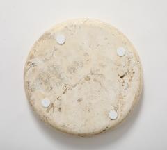 LARGE TRAVERTINE SHALLOW BOWL - 3996688
