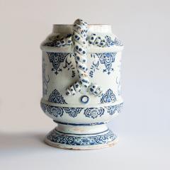 LATE 17TH CENTURY TWO HANDLED FAIENCE VASE  - 3767907
