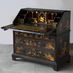 LATE 18TH CENTURY JAPANNED CHINOISERIE FALL FRONT BUREAU - 4478565