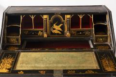 LATE 18TH CENTURY JAPANNED CHINOISERIE FALL FRONT BUREAU - 4478571