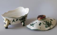 LATE 18TH CENTURY OVAL TERRINE FA ENCE DE MARSEILLES - 4202552