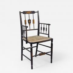 LATE FEDERAL FANCY PAINTED ARM CHAIR - 1353050