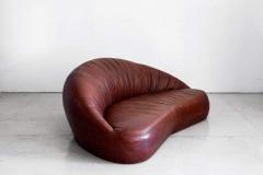 LEATHER DEMILUNE SOFA - 1153035