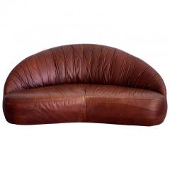 LEATHER DEMILUNE SOFA - 1153039