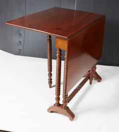 LOUIS PHILIPPE MAHOGANY SUTHERLAND DROP LEAF TABLE - 3642503