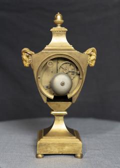 LOUIS XVI PERIOD GILT BRONZE RAMS HEAD CLOCK - 3024398