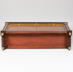 LOUIS XVI STYLE MAHOGANY AND KINGWOOD PARQUETRY CABINET - 3023948