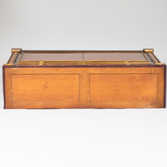 LOUIS XVI STYLE MAHOGANY AND KINGWOOD PARQUETRY CABINET - 3023950