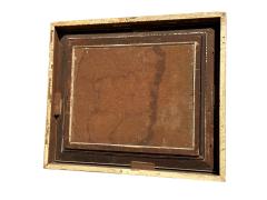 LUSH 19TH CENTURY IMPRESSIONIST PAINTING OF HOUSE LANDSCAPE IN ORIGINAL FRAME - 4604912