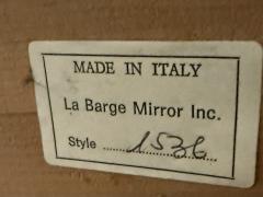 La Barge Italian Giltwood Rococo Style Wall Mirror circa 1970  - 4731925