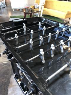 La Cancha Industria Argentina Vintage 1930 Black Foosball Table Signed La Cancha Argentina - 659636