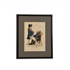 La Consultation Political Engraving France early 19th century - 3558214