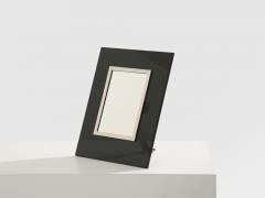 La Maison Desny La Maison Desny Art Deco nickel metal opaline glass table vanity mirror 1930s - 4494845