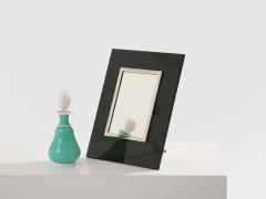 La Maison Desny La Maison Desny Art Deco nickel metal opaline glass table vanity mirror 1930s - 4494851