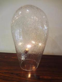 La Murrina A Large Hand Blown Table Lamp in Clear Textured Glass by La Murrina - 255890