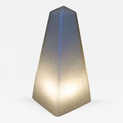 La Murrina A Lit Hand Blown Murano Glass Obelisk by La Murrina - 255283