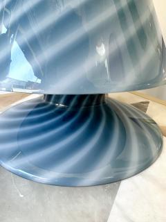 La Murrina Blue Spiral Murano Glass Lamp by La Murrina Italy 1970s - 3049181