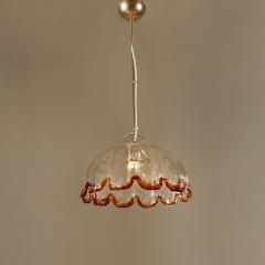 La Murrina Vintage amber flower ceiling light by La Murrina Italy 1970s - 2896980