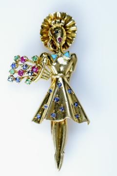 Lacloche Fr res J LaCloche Figural Brooch - 438576