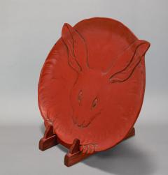 Lacquer Tray in the Form of a Rabbit - 3825176