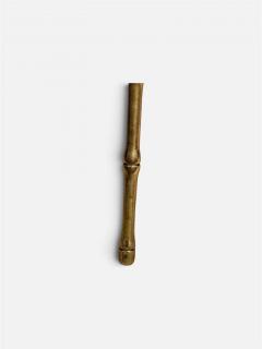 Lacquered Brass Black Glass Tripod Table - 4736262