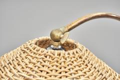 Lacquered Cast Iron Floor Lamp with Flower Relief Scandinavia Mid 20th Century - 4604028