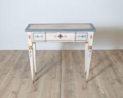 Lacquered Console or Writing Table Hand Painted Tuscany 18th Century - 4189862