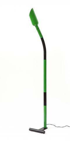 Lacquered Green Metal Floor Lamp Italy c 1970 - 3516410