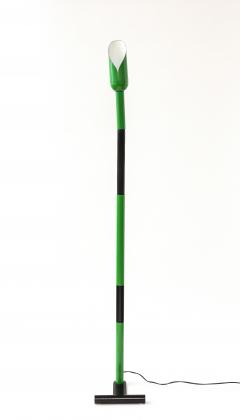 Lacquered Green Metal Floor Lamp Italy c 1970 - 3516415