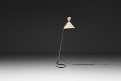 Lacquered Metal Floor Lamp with Diabolo Shade Europe 1970s - 4776402