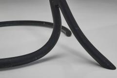 Lacquered Metal Floor Lamp with Diabolo Shade Europe 1970s - 4776413