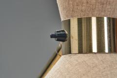 Lacquered Metal Floor Lamp with Diabolo Shade Europe 1970s - 4779708