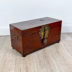 Lacquered Metal Mounted Storage Box Japan circa 1870 - 3089072
