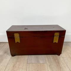 Lacquered Metal Mounted Storage Box Japan circa 1870 - 3089075